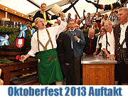 Oktoberfest 2013 O'Zapft is - Oktoberfest Anstich durch Münchens Oberbürgermeister Christian Ude am 21.09.2013 (©Foto: Martin Schmitz)